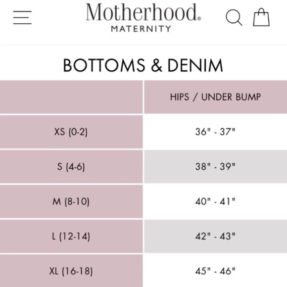 MOTHERHOOD MATERNITY Jeans Secret Fit Belly Stretch Denim Petite Medium 8-10 - Picture 13 of 14